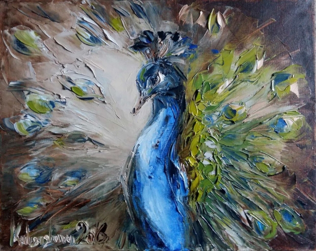 Painting for sale online - Peacock