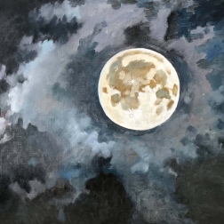 Painting for sale online - Moon