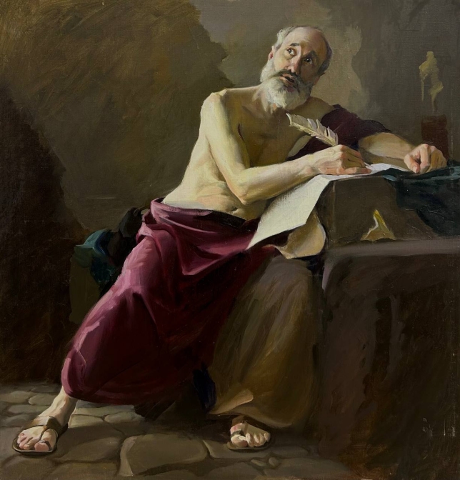 Painting for sale online - Apostle Paul in prison