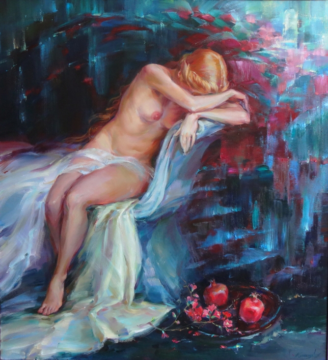Painting for sale online - Persephone