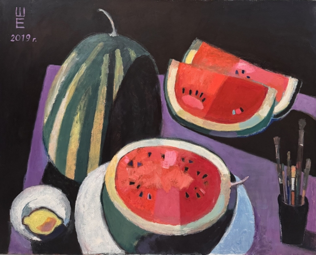 Painting for sale online - Evening Watermelon 2