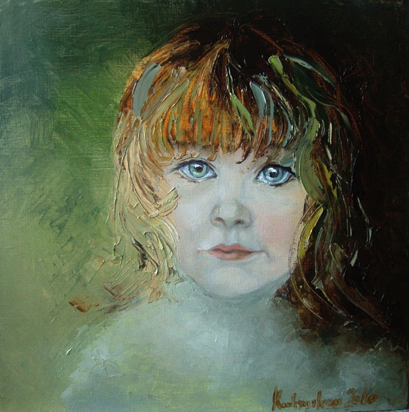 Painting for sale online - Redhead