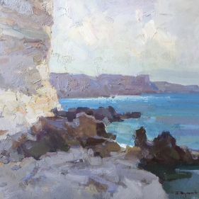 Painting for sale online - Sevastopol, Blue Bay
