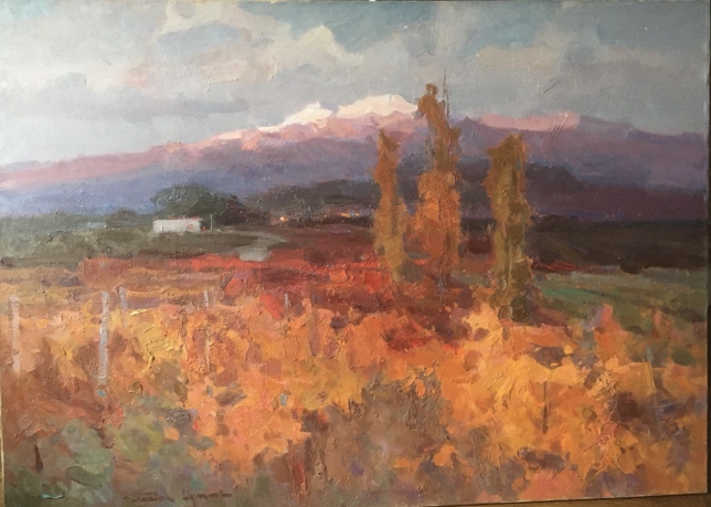 Painting for sale online - Evening in the Ararat Valley