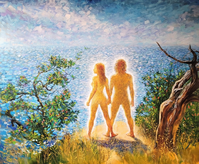 Painting for sale online - Adam and Eve