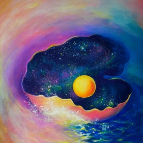 Painting for sale online - Золотая жемчужина 