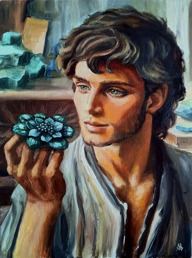 Painting for sale online - Stone Flower
