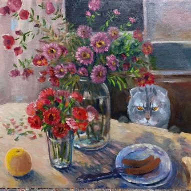Painting for sale online - In the kitchen