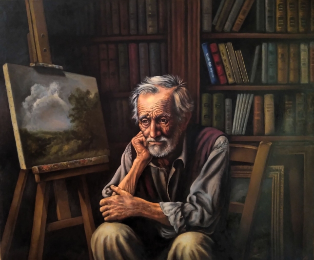 Painting for sale online - The Old Artist
