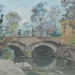 Painting for sale online - Squid. Bridge.