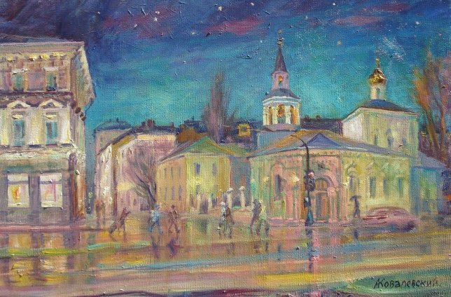 Painting for sale online - Moscow, Sretensky Boulevard