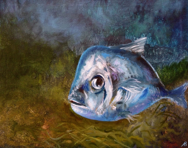 Painting for sale online - Small Fish