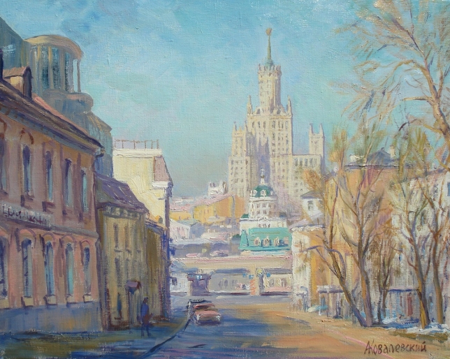 Painting for sale online - Nikolo-Yamskaya Street
