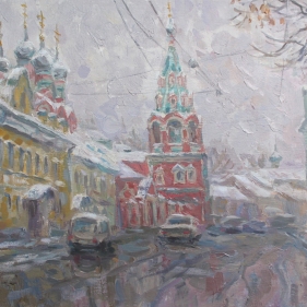 Painting for sale online - Moscow Thaw