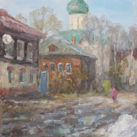 Painting for sale online - Spring in Pereslavl-Zalessky