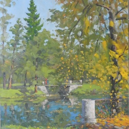 Painting for sale online - Bridge.