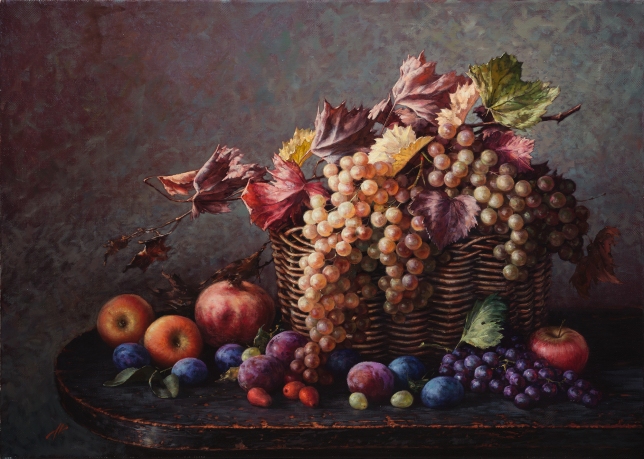 Painting for sale online - Bunches of grapes