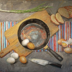 Painting for sale online - Distant perspective. Scrambled eggs