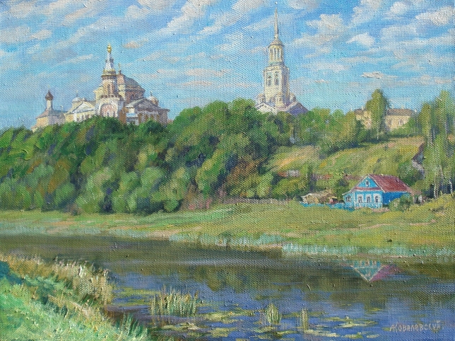 Painting for sale online - Torzhok, Borisoglebsky Monastery