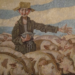 Painting for sale online - Throwing beads