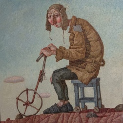 Painting for sale online - The one driving will master the road