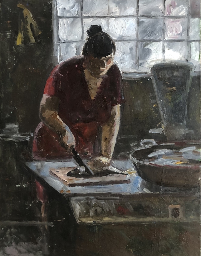 Painting for sale online - In the dining room