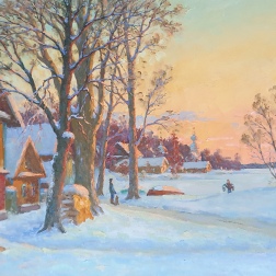Painting for sale online - Ostaschkow. Morgen.