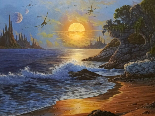 Painting for sale online - The Abode of Methuselah