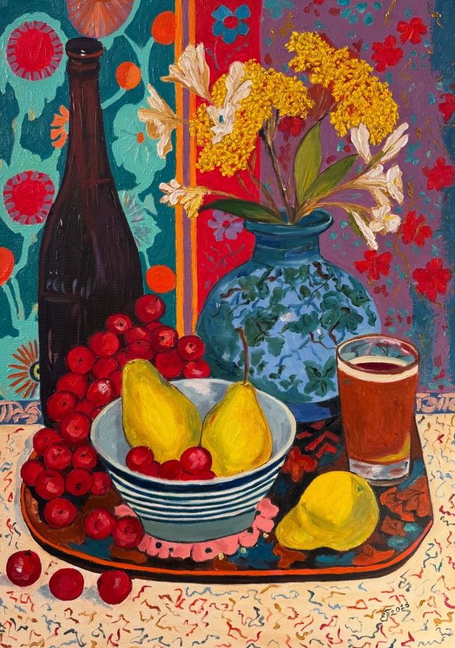 Painting for sale online - Still life with pears and apples