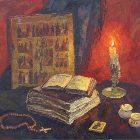 Painting for sale online - Candlelight