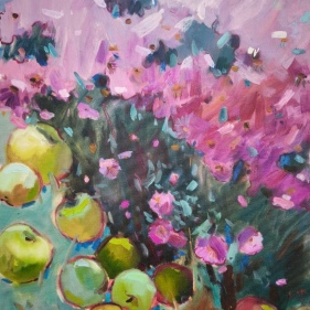 Painting for sale online - Apples from my mothers garden