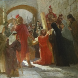 Painting for sale online - Carrying the Cross