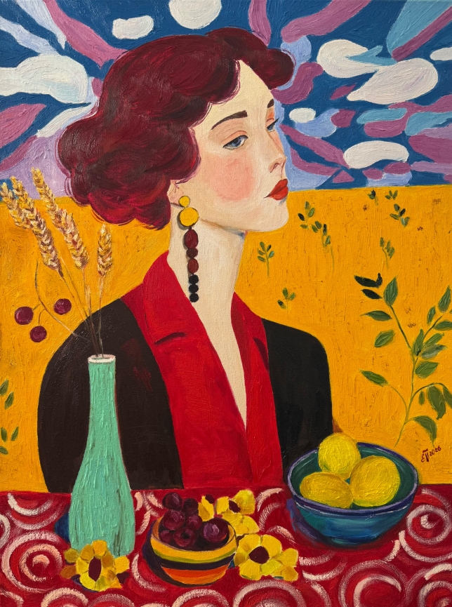 Painting for sale online - Where the sky begins