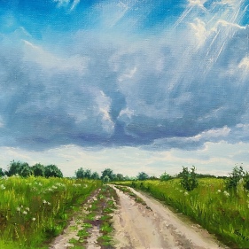 Painting for sale online - The smell of a thunderstorm