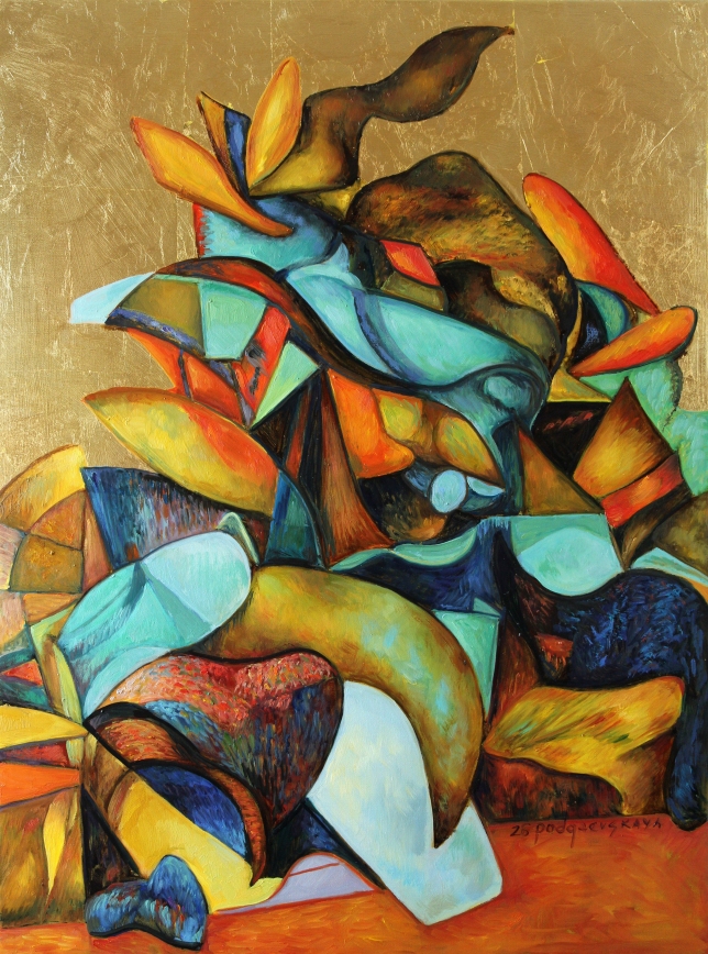 Painting for sale online - Gold, New Forms