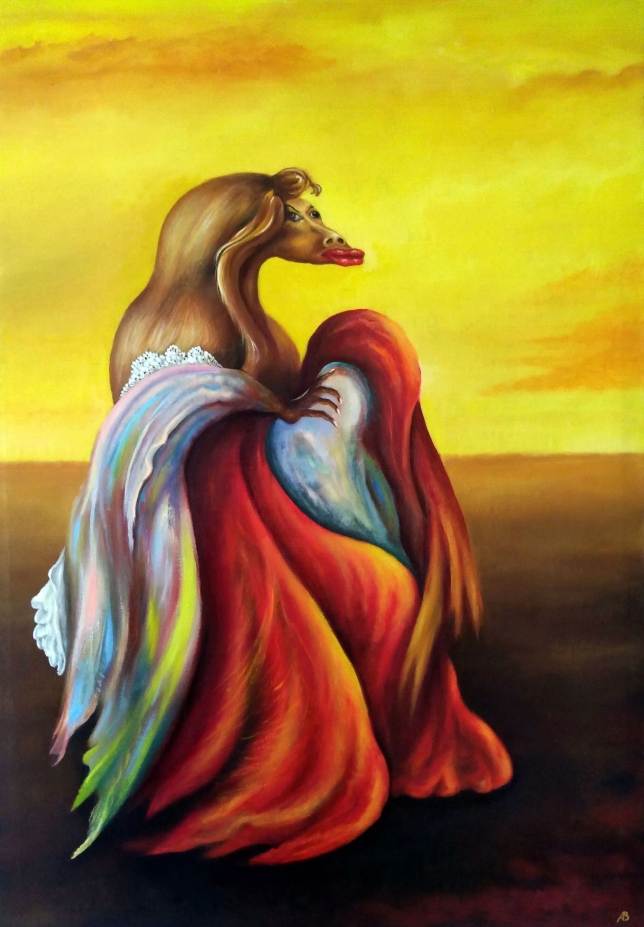 Painting for sale online - After two Glasses of Champagne