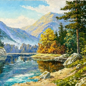 Painting for sale online - The Altai
