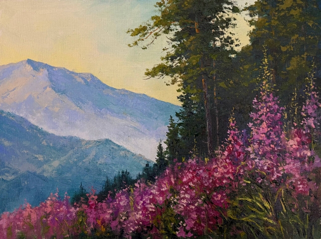 Painting for sale online - An Altai landscape
