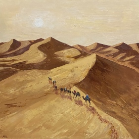 Painting for sale online - Among the dunes