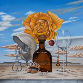 Painting for sale online - Rose of Paracelsus