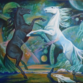 Painting for sale online - Duel