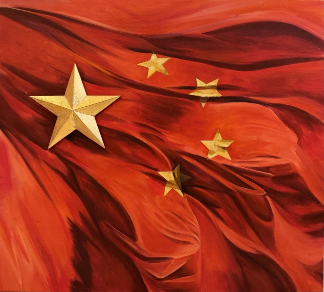 Painting for sale online - Chinese Flag