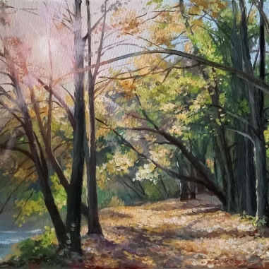Painting for sale online - Sunny autumn