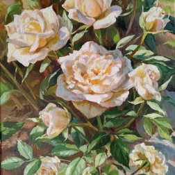 Painting for sale online - October roses