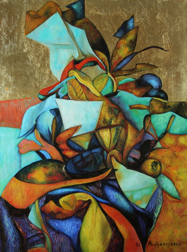 Painting for sale online - Gold, Awakening of Light