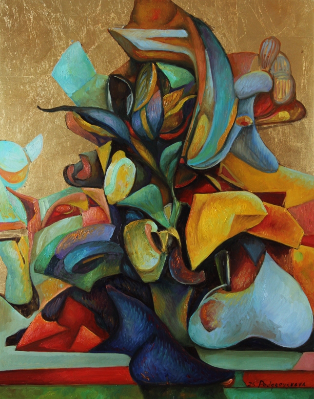 Painting for sale online - Gold, Energy of Forms
