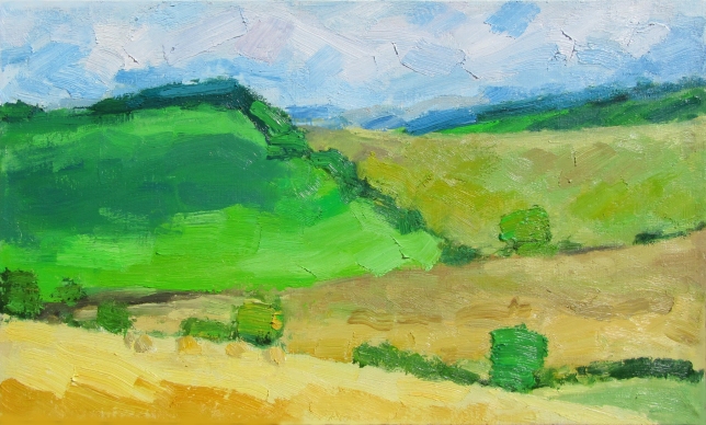 Painting for sale online - Tuscany Hills