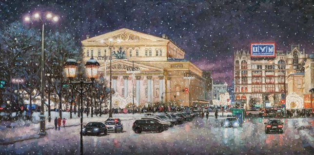 Painting for sale online - The Bolshoi Theatre is 250 years old