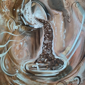Painting for sale online - Your cup of coffee