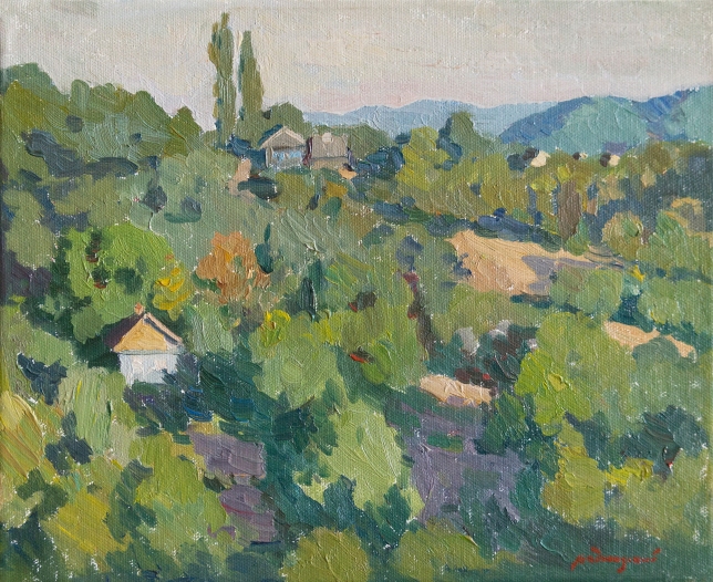 Painting for sale online - Mountain village